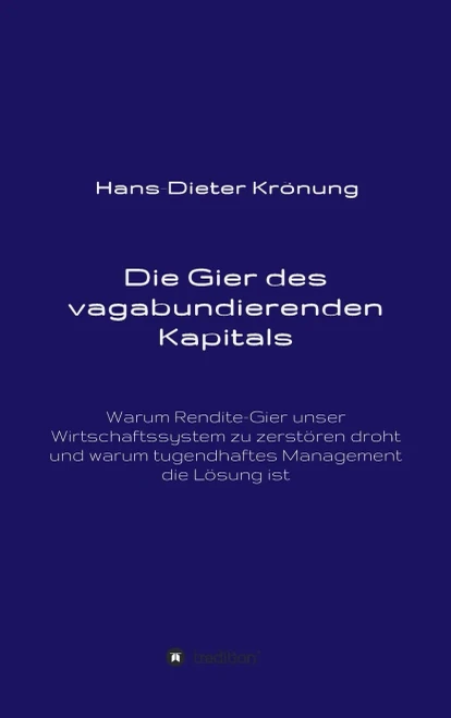 Die Gier des vagabundierenden Kapitals (German Edition)
