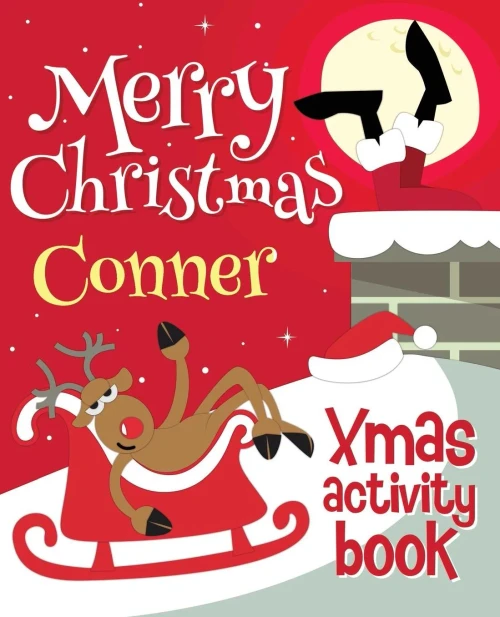 Merry Christmas Conner - Xmas Activity Book : (Personalized Children'S Activity Book)