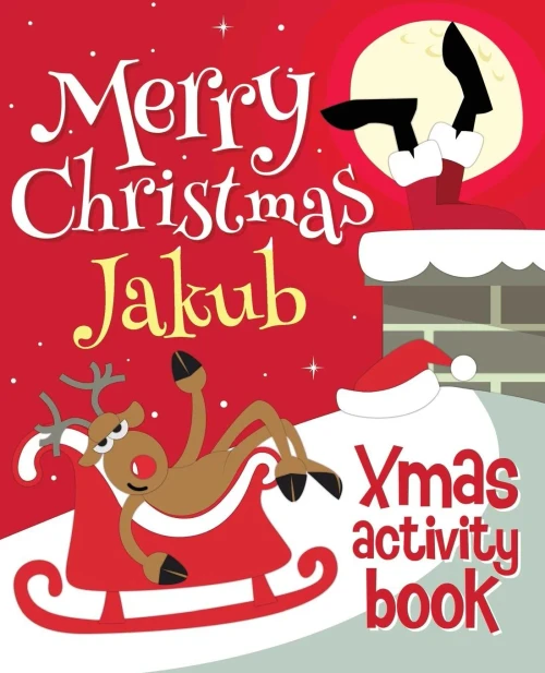 Merry Christmas Jakub - Xmas Activity Book : (Personalized Children'S Activity Book)