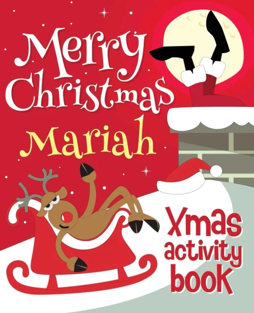 Merry Christmas Mariah - Xmas Activity Book : (Personalized Children'S Activity Book)