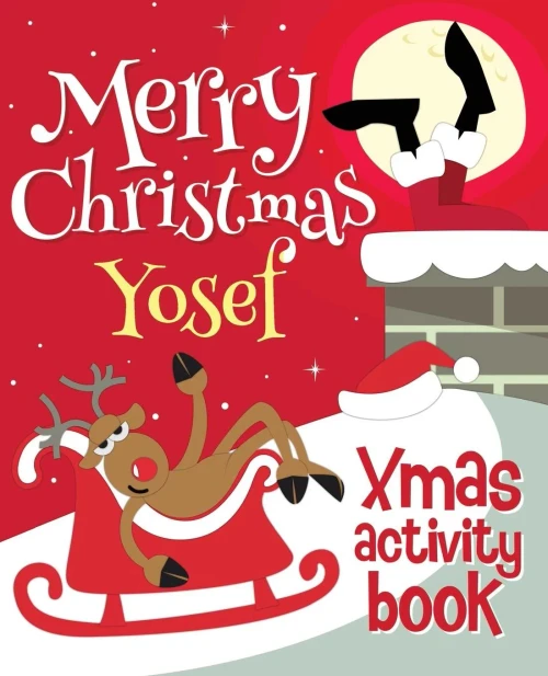 Merry Christmas Yosef - Xmas Activity Book : (Personalized Children'S Activity Book)
