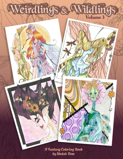 Weirdlings and Wildlings - Volume 3: A Fantasy Coloring Book