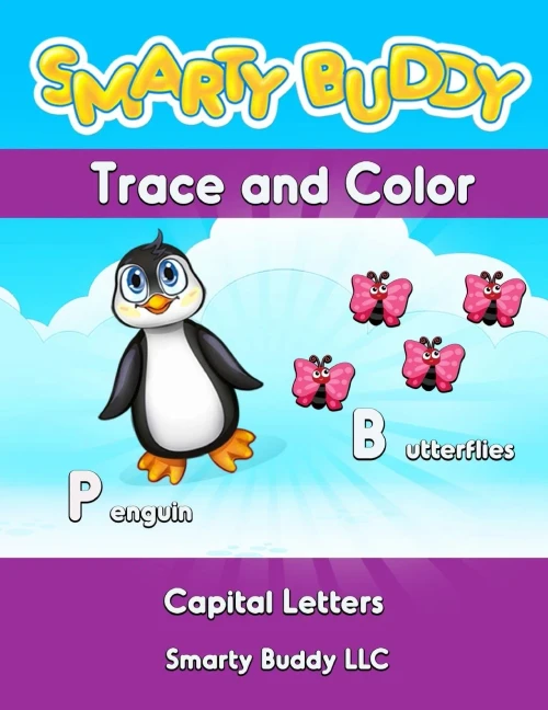 Trace And Color : Capital Letters