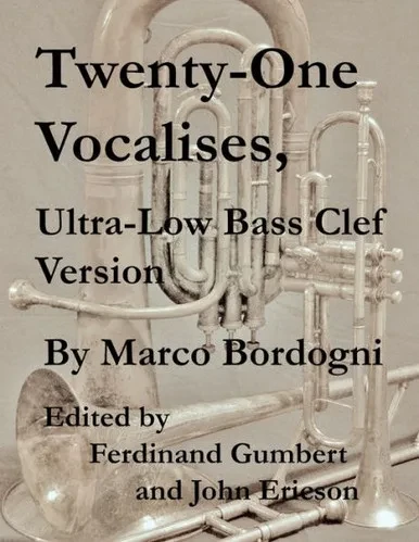 Twenty-One Vocalises, Ultra-Low Bass Clef Version