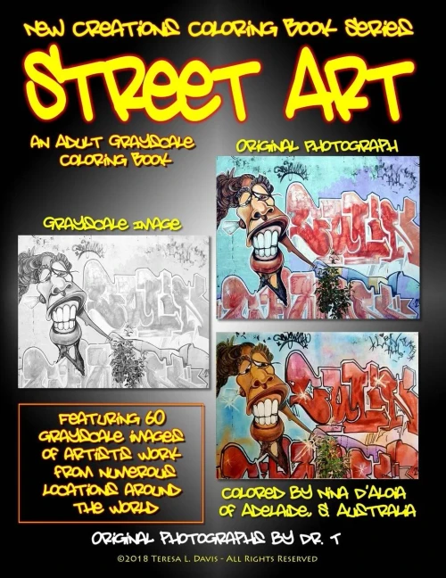 New Creations Coloring Book Series : Street Art