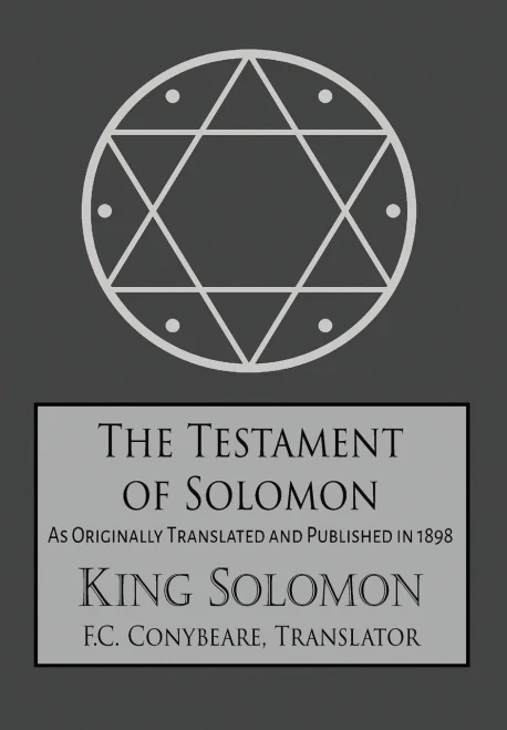 The Testament Of Solomon