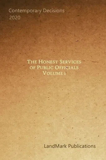 The Honest Services Of Public Officials
