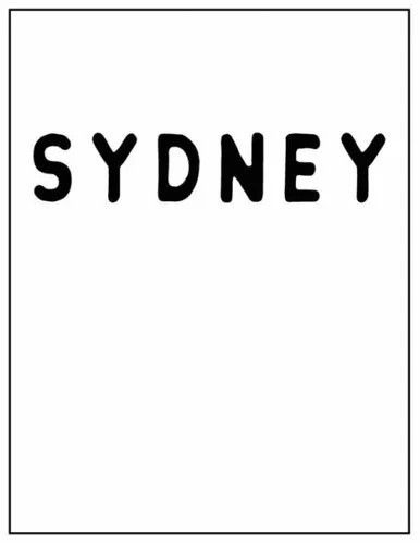 Sydney : Black And White Decorative Book - Perfect For Coffee Tables, End Tables, Bookshelves, Interior Design & Home Staging Add Bookish Style To Your Home- Sydney