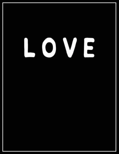 Love : Black And White Decorative Book - Perfect For Coffee Tables, End Tables, Bookshelves, Interior Design & Home Staging Add Bookish Style To Your Home- Love