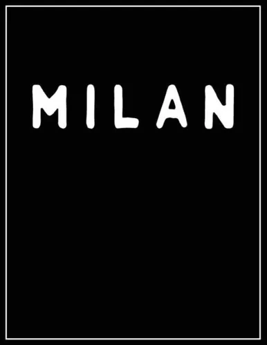Milan : Black And White Decorative Book - Perfect For Coffee Tables, End Tables, Bookshelves, Interior Design & Home Staging Add Bookish Style To Your Home- Milan