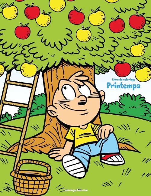 Livre De Coloriage Printemps 1