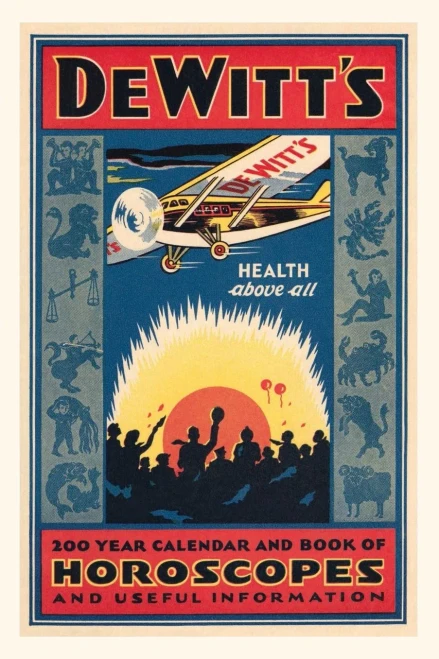 Vintage Journal Dewitt'S Horoscope Book