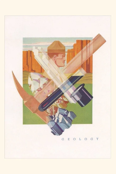 Vintage Journal Geology In The Field