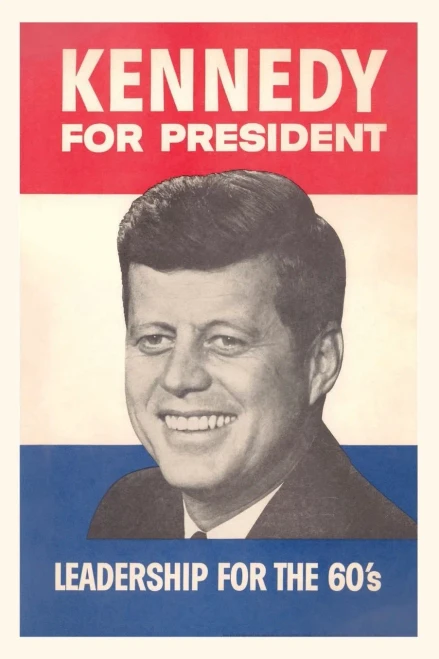 Vintage Journal Jfk Election Poster