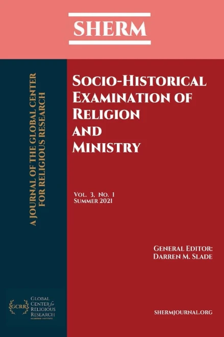 Socio-Historical Examination Of Religion And Ministry: Sherm Vol. 3, No. 1