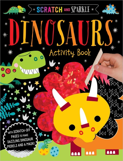 Scratch And Sparkle Dinosaurs Activity Book