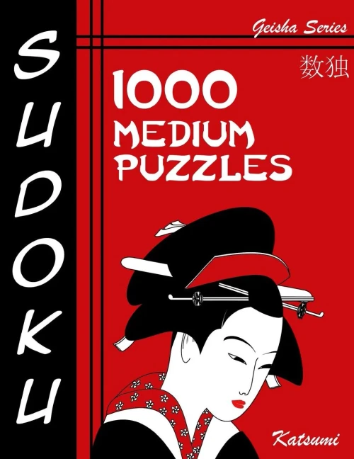 Sudoku 1000 Medium Puzzles : Geisha Series Book