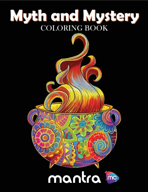 Myth And Mystery Coloring Book : Coloring Book For Adults: Beautiful Designs For Stress Relief, Creativity, And Relaxation