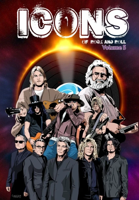 Icons Of Rock 5: Jerry Garcia, Guns N' Roses, Bon Jovi And Kurt Cobain