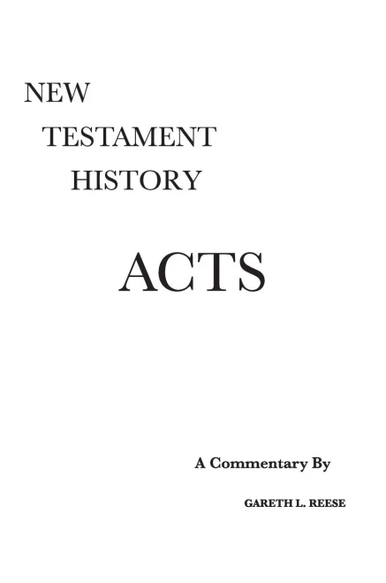 Acts: A Critical And Exegetical Commentary