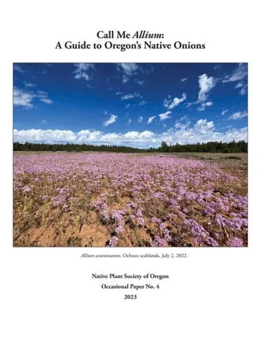 Occasional Paper No. 4: Native Plant Society Of Oregon Occasional Paper No. 4