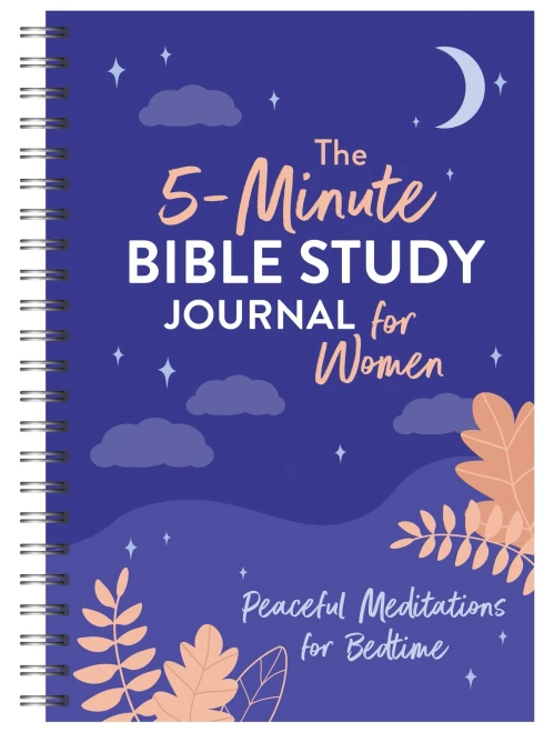 5-Minute Bible Study Journal For Women: Peaceful Meditations For Bedtime