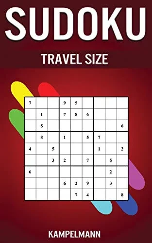 Sudoku Travel Size: 200 Easy to Hard Levels - Small Travel Friendly Edition Only 5 x 8”
