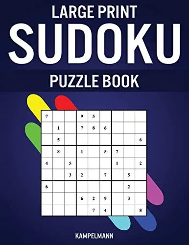 Large Print Sudoku Puzzle Book: 200 Easy and Medium Sudokus - Large Print