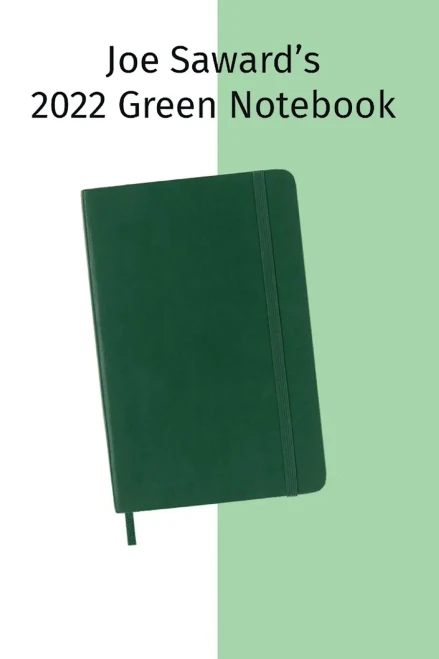 Joe Saward'S 2022 Green Notebook
