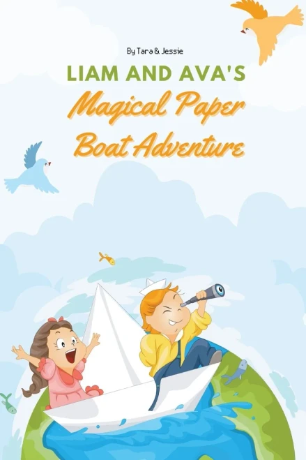 Liam And Ava'S Magical Paper Boat Adventure