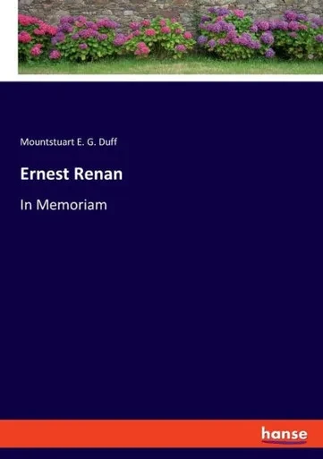 Ernest Renan: In Memoriam