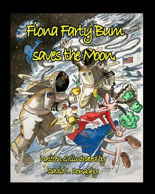 Fiona Farty Bum saves the Moon.