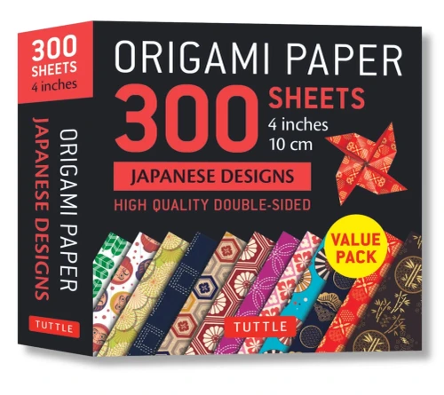 Origami Paper 300 sheets Japanese Designs 4" (10 cm): Tuttle Origami Paper: High-Quality Double-Sided Origami Sheets Printed with 12 Different Designs
