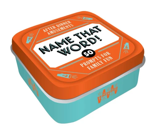 After Dinner Amusements: Name That Word!: 50 Prompts for Family Fun (Family Friendly Card Game, Portable Camping and Holiday Games)