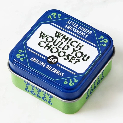 After Dinner Amusements: Which Would You Choose?: 50 Amusing Dilemmas (Dinner Party Conversation Card Game for Adults and Family, Gift for Host or Hostess)