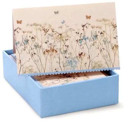 Butterflies Note Cards (Stationery) 14 cards and 15 envelopes