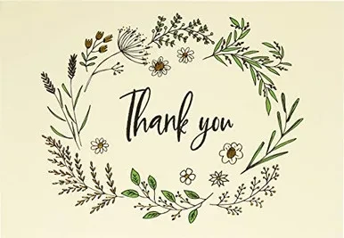 Native Botanicals Thank You Notes (Stationery, Note Cards, Boxed Cards)