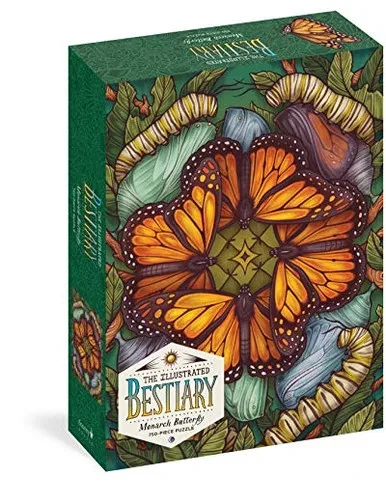 Illustrated Bestiary: Monarch Butterfly (750 pieces) (Wild Wisdom)