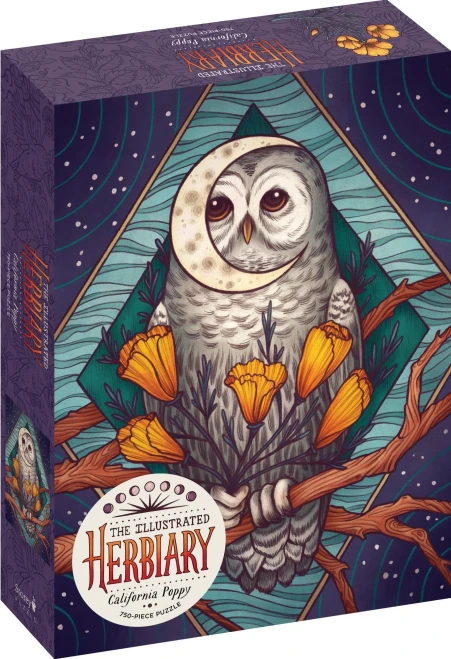 Illustrated Herbiary: California Poppy (750 pieces) (Wild Wisdom)