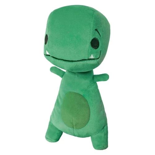 MerryMakers Tiny T. Rex Plush Toy Dinosaur, 8.5-Inch, Based on The Children's Books from Jonathan Stutzman,Green
