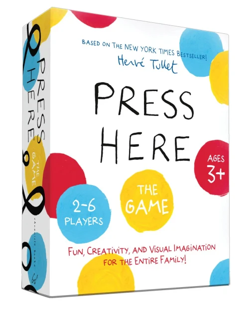 Hervé Tullet's Press Here Game (Art Games for Preschool, Preschool Game, Games for Children Ages 2-6)