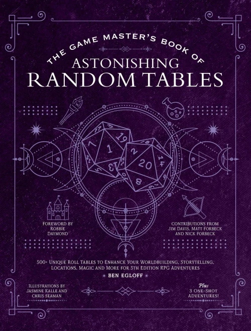 The Game Master's Book Of Astonishing Random Tables: 300+ Unique Roll Tables To Enhance Your Worldbuilding, Storytelling, Locations, Magic And More ... Rpg Adventures (The Game Master Series)