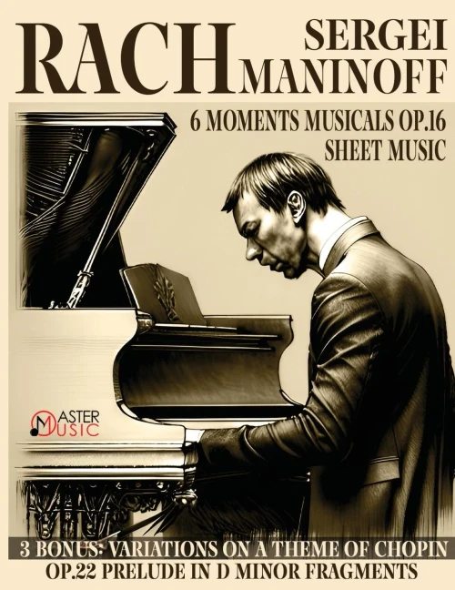 Sergei Rachmaninoff: 6 Moments Musicals Op.16 3 Bonus: Variations On A Theme Of Chopin Op.22 Prelude