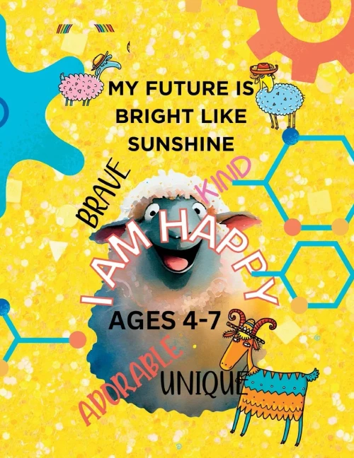 My Future Is Bright Like Sunshine-Affirmation Coloring Book Kids