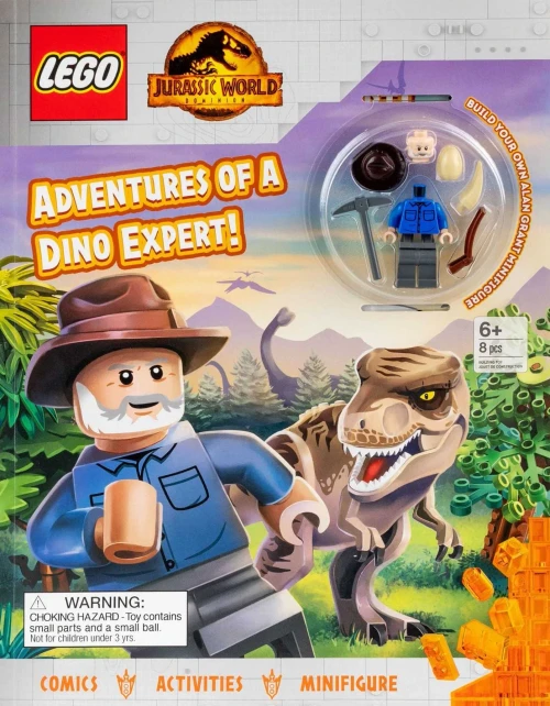 LEGO Jurassic World: Adventures of a Dino Expert! (Activity Book with Minifigure)