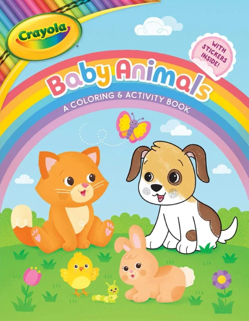 Crayola Baby Animals: A Coloring & Activity Book (10) (Crayola/BuzzPop)