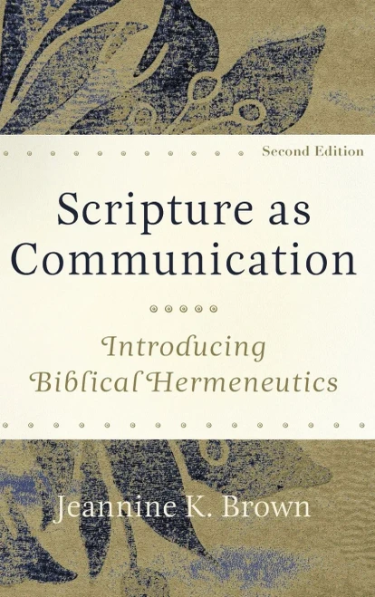 Scripture As Communication