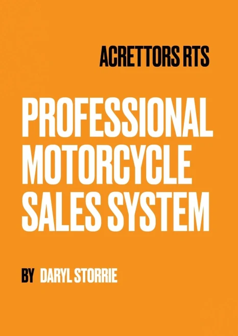 Acrettors Rts Professional Motorcycle Sales System
