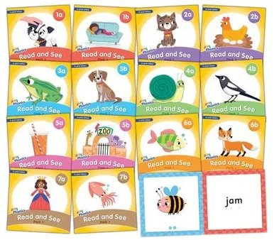 Jolly Phonics Read And See, Pack 1: In Print Letters