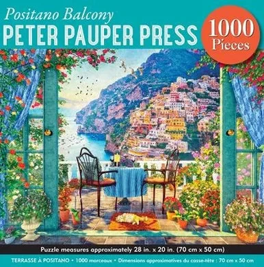 Positano Balcony 1000-Piece Jigsaw Puzzle